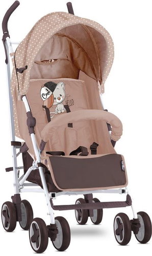 Stroller Lorelli IDA BEIGE COOL CAT - Baby Buggy - Main image