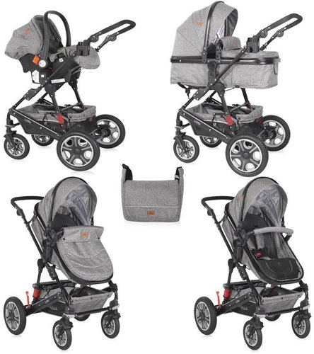 Lorelli LORA SET DARK GREY Baby Buggy - Baby Buggy - Main image