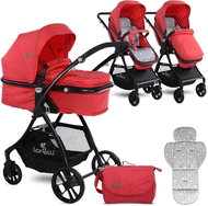 Stroller Lorelli STARLIGHT RED Baby Buggy - Baby Buggy