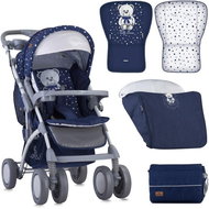 Lorelli TOLEDO DARK BLUE TEDDY BEAR+Lorelli Stroller Bag - Baby Buggy