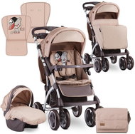 Lorelli TOLEDO SET BEIGE COOL CAT - Baby Buggy