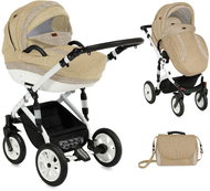 Stroller Lorelli MIA BEIGE 2-in-1 AIR - Baby Buggy