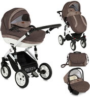Stroller Lorelli MIA BROWN 2-in-1 AIR - Baby Buggy