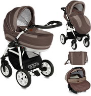 Lorelli KARA BROWN 3-in-1 AIR Stroller - Baby Buggy