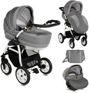 Stroller Lorelli KARA GREY 3-in-1 AIR - Baby Buggy