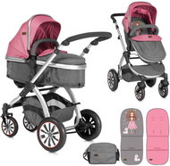 Stroller Lorelli AURORA ROSE&GREY PRINCESS - Baby Buggy