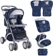 Lorelli APOLLO SET DARK BLUE FRIENDS - Baby Buggy