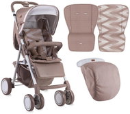 Stroller Lorelli APOLLO BEIGE STAR + Stroller Bag - Baby Buggy
