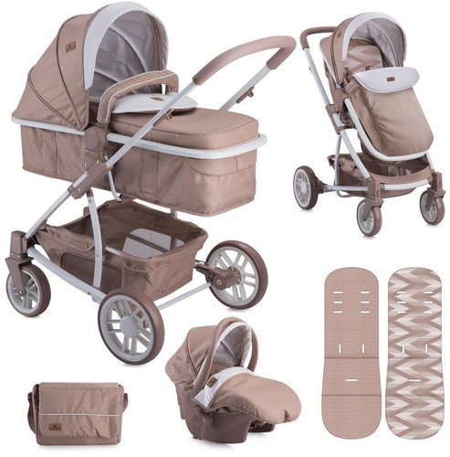 Stroller Lorelli S-500 SET BEIGE - Baby Buggy - Main image