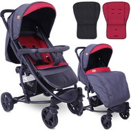 Stroller Lorelli S-300 + Carrycot BLACK&RED - Baby Buggy