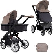 Lorelli LUNA 2-in-1 BEIGE&BLACK Baby Buggy - Baby Buggy