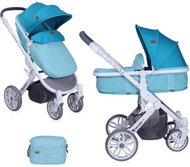 Stroller Lorelli LUNA 2-in-1 AQUAMARINE - Baby Buggy