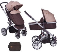 Lorelli LUNA 2-in-1 BROWN&BEIGE - Baby Buggy