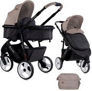 Lorelli CALIBRA 3 2-in-1 BEIGE&BLACK - Baby Buggy