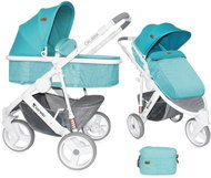 Stroller Lorelli CALIBRA 3 2-in-1 AQUAMARINE - Baby Buggy