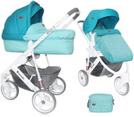 Stroller Lorelli MONZA 2-in-1 AQUAMARINE - Baby Buggy