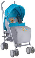 Lorelli FIESTA+FOOTCOVER BLUE&GREY HELLOBEAR - Baby Buggy