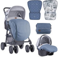Lorelli AERO SET GREY MAPS Baby Buggy - Baby Buggy