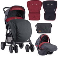 Lorelli AERO SET BLACK&RED Baby Buggy - Baby Buggy