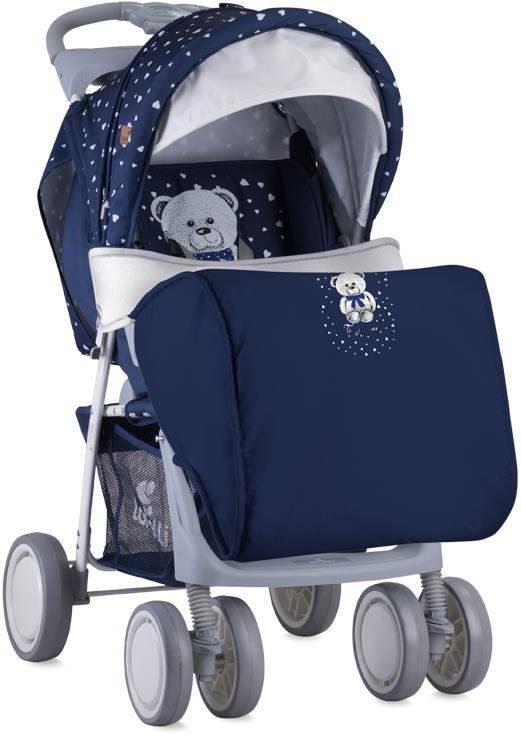 Lorelli FOXY Stroller Toddler Carrier DARK BLUE TEDDY Baby Buggy alza.sk