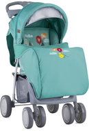 Stroller Lorelli FOXY + Carrycot GREEN HAPPY ANIMALS - Baby Buggy