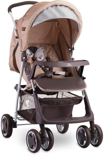 Lorelli TERRA BEIGE COOL CAT - Baby Buggy - Main image