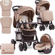 Lorelli FOXY SET BEIGE BEAR PARTY Baby Buggy - Baby Buggy