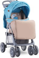 Stroller Lorelli FOXY + Carrycot BLUE&BEIGE MOON BEAR - Baby Buggy