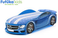 Dětská postel auto Futuka kids UNO STAR-M + Matrace S-Alcantara + LED světlomety + Spodní světlo + S - Postel