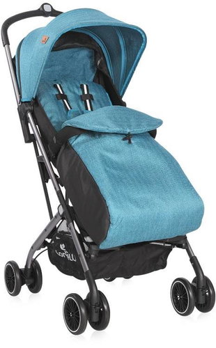 Stroller Lorelli HELENA + Carrycot SEA BLUE - Baby Buggy - Main image