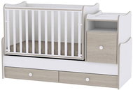 Multifunctional Children's Cot Lorelli TREND PLUS New WHITE/AMBER - Cot