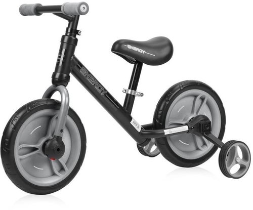 Lorelli ENERGY 2-in-1 Balance Bike, BLACK&GREY - Balance Bike - Main image
