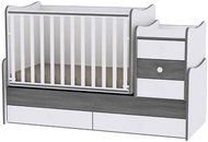Multifunctional Cot Lorelli MAXI PLUS NEW 160x70CM WHITE/VINTAGE GREY - Cot