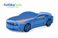 Dětská postel auto Futuka kids LIGHT 3D MG MODRÁ - Postel