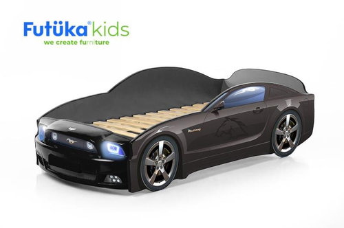 Postel auto LIGHT PLUS  F-Mustang  černá, LED světla - Postel - Main image