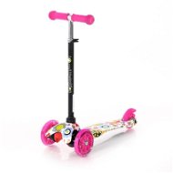 Scooter Lorelli MINI PINK FLOWERS - Children's Scooter