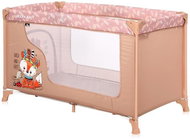 Travel cot Lorelli MOONLIGHT 1 layer BEIGE FOXY - Travel Bed