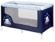 Travel cot Lorelli SR 1 layer BLUE BEAR - Travel Bed