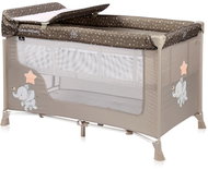 Travel cot and playpen 2in1 Lorelli SR2 BEIGE ELEPHANT - Travel Bed