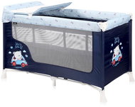 Travel cot and playpen 2in1 Lorelli SR2 BLUE BEAR - Travel Bed