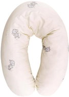 Nursing pillow 190x50 CM Lorelli RANFORCE HAPPY HIPPO BEIGE - Nursing Pillow