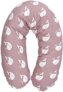 Nursing pillow 190x50 CM Lorelli RANFORCE WHALES BEIGE - Nursing Pillow