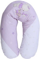 Nursing pillow 190x50 CM Lorelli RANFORCE BUNNIES VIOLET - Nursing Pillow