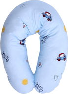 Nursing pillow 190x50 CM Lorelli RANFORCE BEAR&CAR BLUE - Nursing Pillow