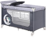 Travel cot and playpen 2in1 Lorelli MOONLIGHT GREY CUTE MOON - Travel Bed