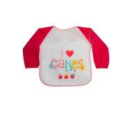 Bryndáček Lorelli s rukávy TERRY CAKES RED - Bryndák