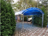 KT Garage shed Primaterra BERLINA 2.65x6 m BLUE - Car Shelter