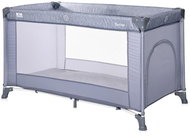 Travel cot Lorelli TORINO 1 layer SILVER BLUE - Travel Bed