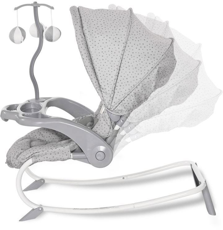 Lorelli DREAM TIME SILVER BLUE RABBITS Baby Rocker Alza.cz