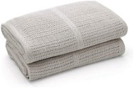 Baby crochet cotton blanket Lorelli 75x100 CM GREY - Blanket